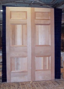 Custom wood exterior doors