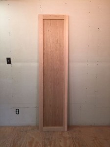 Custom wood interior cherry door