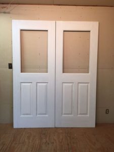 Exterior custom wood doors