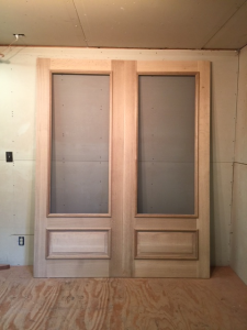 Custom wood screen doors