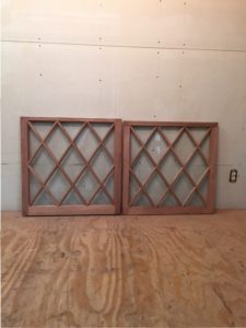 Custom wood double hung window sashes