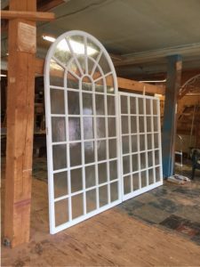 Custom wood window sashes