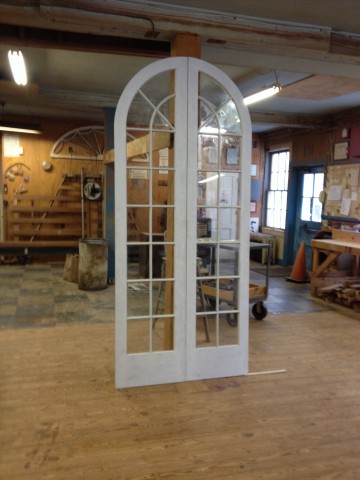 Wood Custom Arched Top Doors Jim, Rounded French Doors